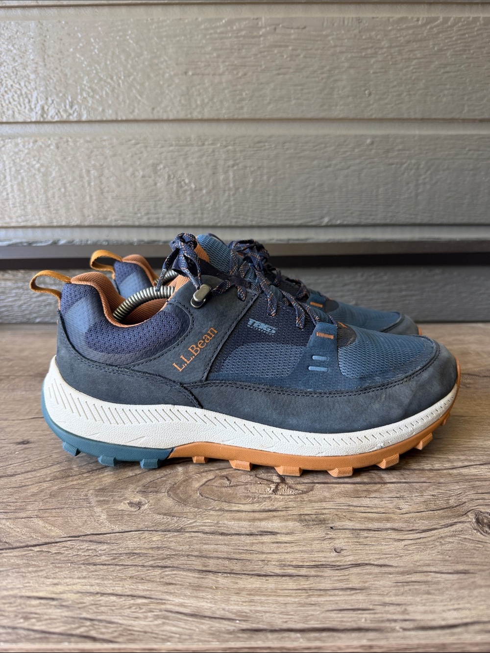 L.L. Bean Shoes Mens Tek sport Waterproof Trail Hiking Sneakers size 9.5 - Picture 6 of 11